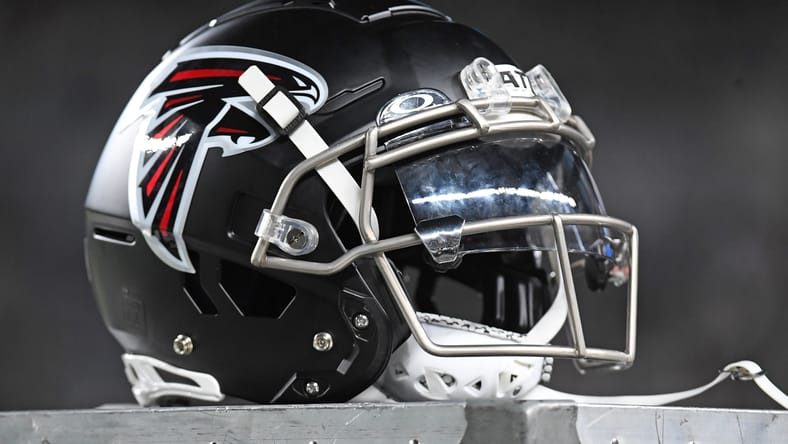Atlanta Falcons helmet in 2024 in Philly