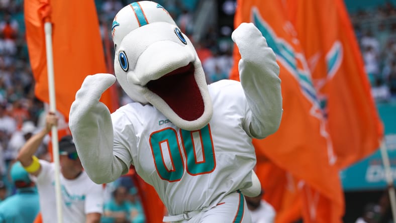 Miami Dolphins mascot in 2025