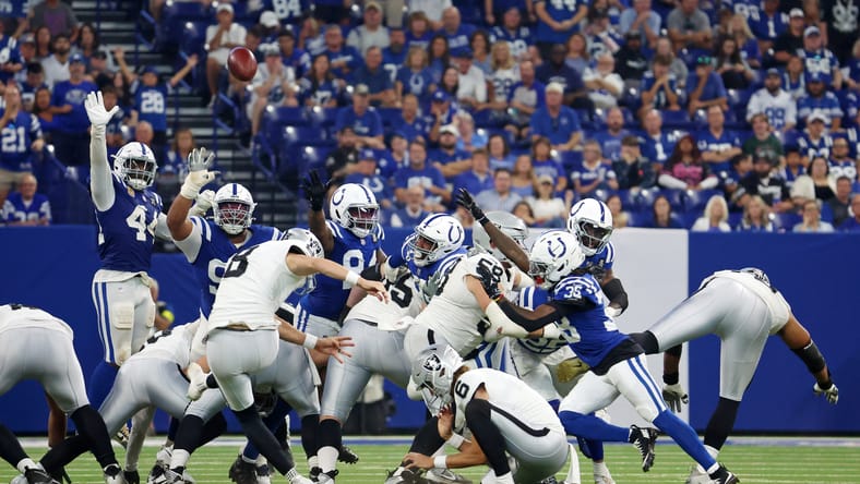 Raiders kicker Daniel Carlson in 2025