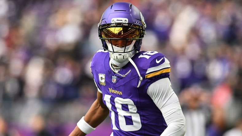 Vikings WR Justin Jefferson in November 2025