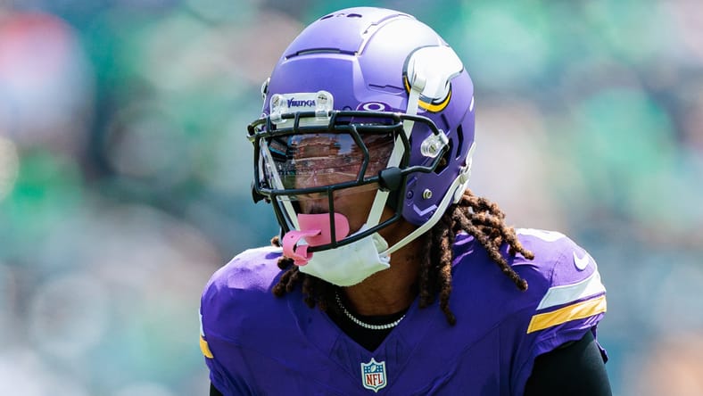 Vikings wR Trishton Jackson in 2024