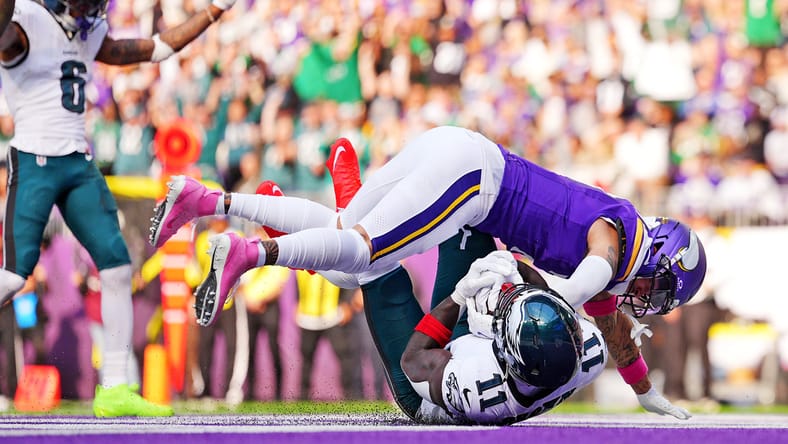 Eagles WR A.J. Brown against the Vikings in 2025
