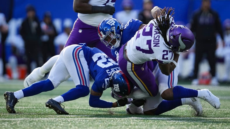 Vikings RB Jordan Mason at the Giants in 2025