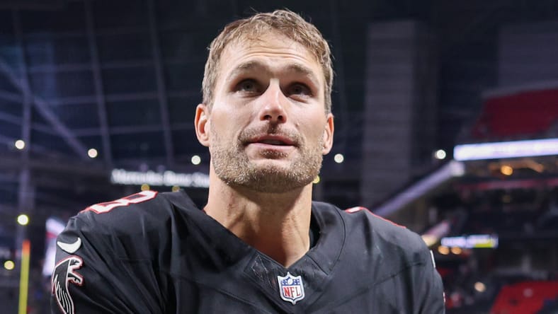 Falcons QB Kirk Cousins in Week 18 of 2025