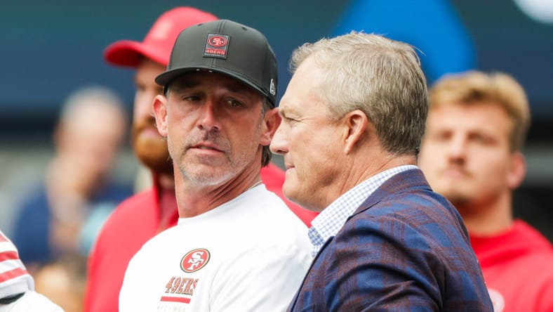 49ers leaders Kyle Shanahan & John Lynch in 2025