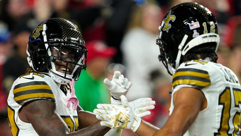 WRs Rashid Shaheed & Chris Olave in 2024