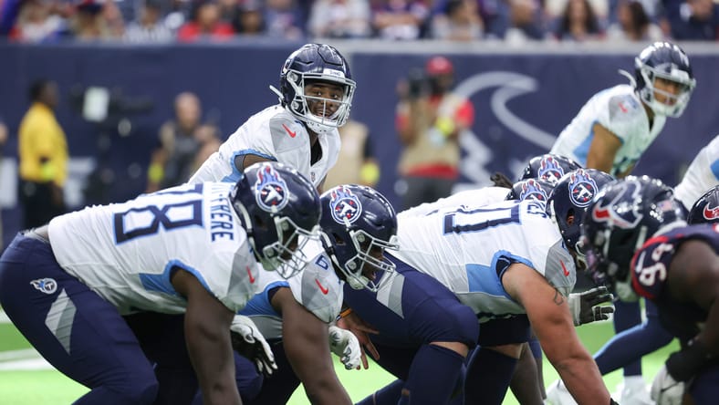 Titans QB Malik Willis as a rookie in 2022