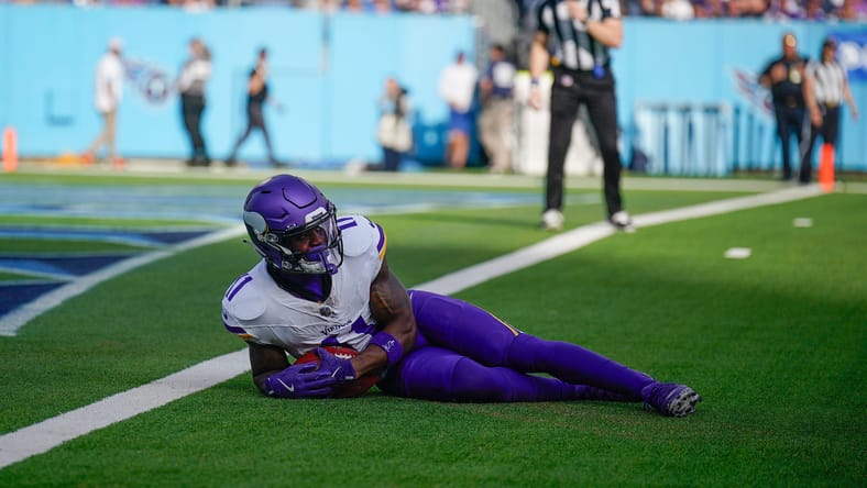 Trent Sherfield downs a punt near the goal line against the Titans. Trent Sherfield signs with Patriots