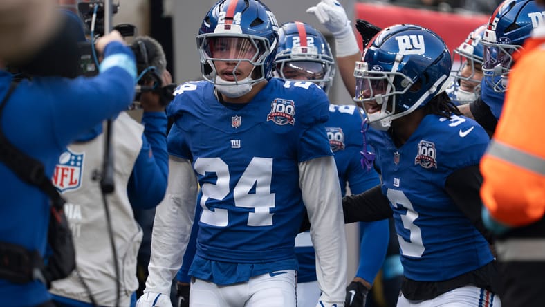 Giants safety Dane Belton in 2024