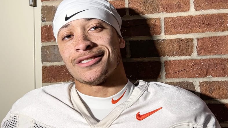 Avieon Terrell participates in spring practice at Clemson.