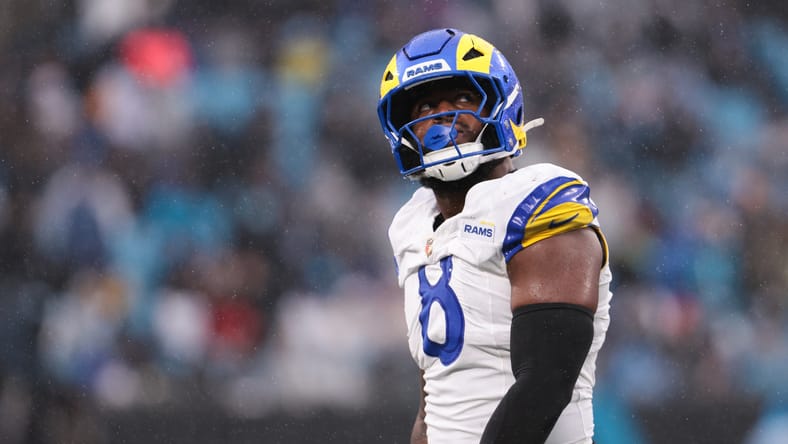 Rams pass rusher Jared Verse in November 2025