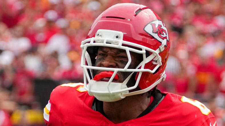 Chiefs safety Bryan Cook against the Eagles in 2025