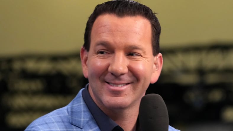 Ian Rapoport at Super Bowl LX