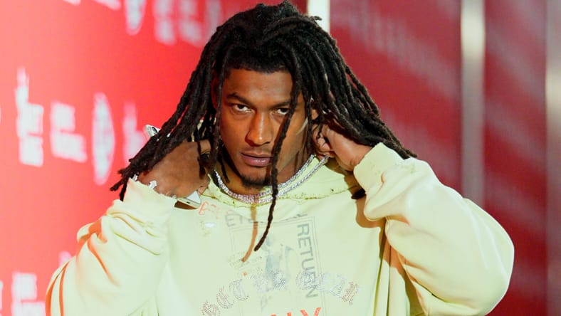 Chiefs RB Isiah Pacheco in 2025 at the Raiders