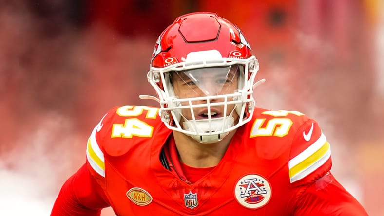 Chiefs Leo Chenal in 2023 in Kansas City