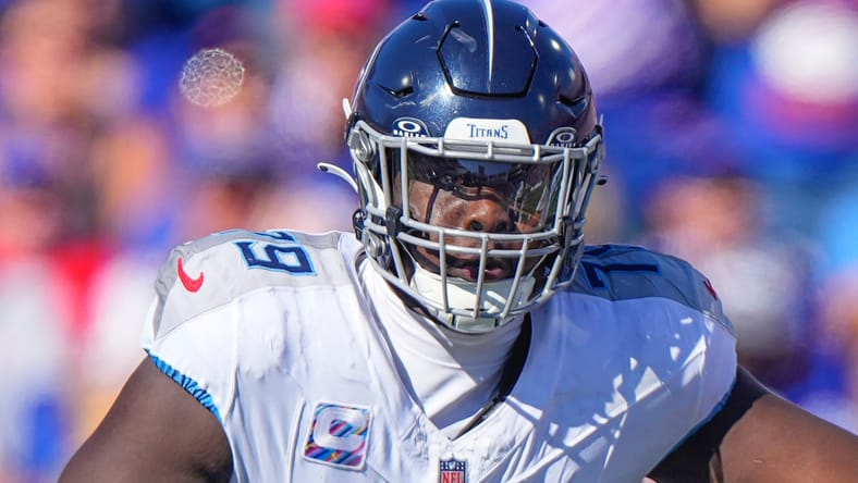 Titans center Llyod Cushenberry III in 2024