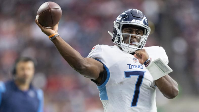 Titans QB Malik Willis in 2022
