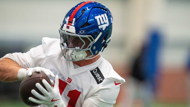 Giants LB Micah McFadden in at minicamp in 2025
