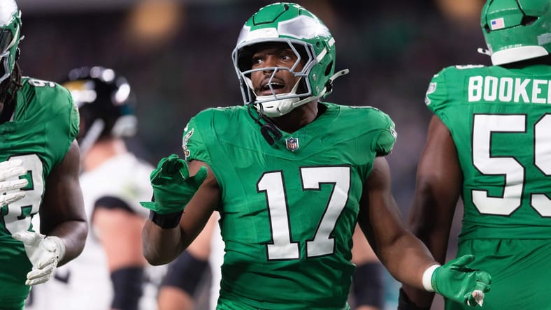 Eagles LB Nakobe Dean in 2024.