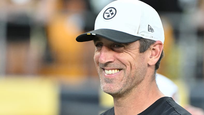 Steelers QB Aaron Rodgers in 2025