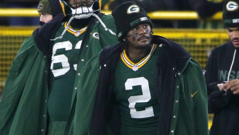 Malik Willis with the Packers in 2025