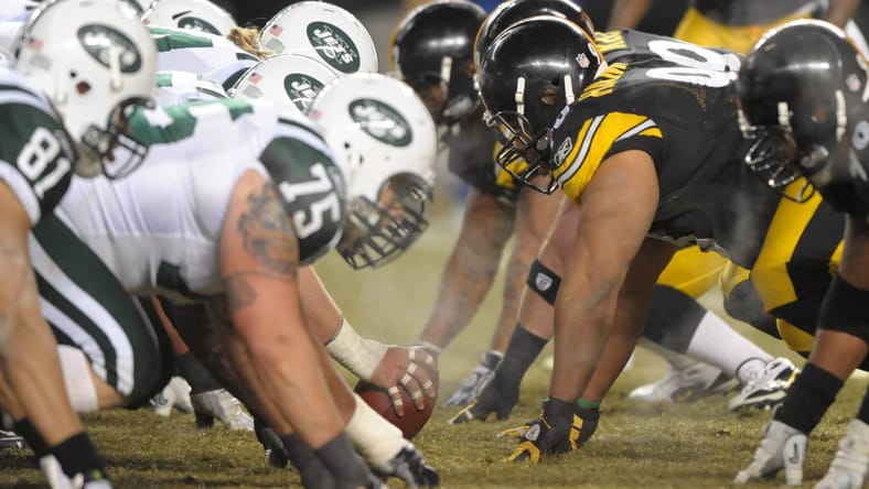 Steelers and Jets in the 2010 playoffs