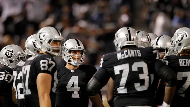 Raiders QB Derek Carr in 2014