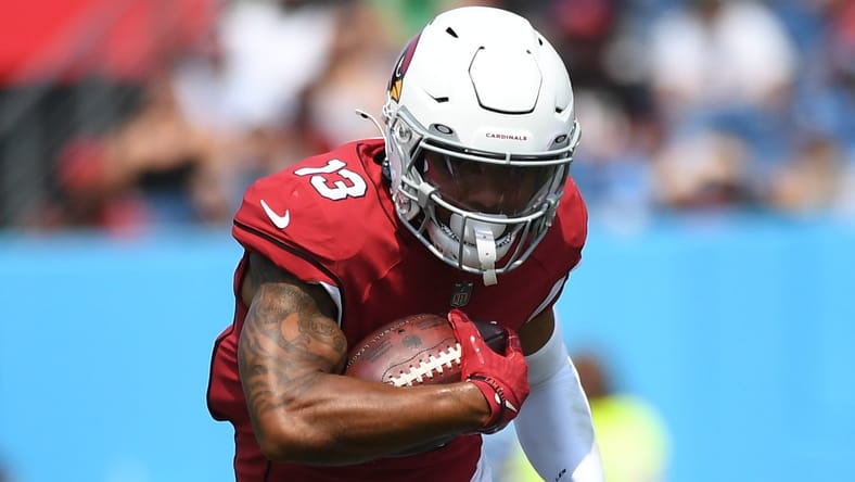 Cardinals WR Christian Kirk in 2021 against the Titans