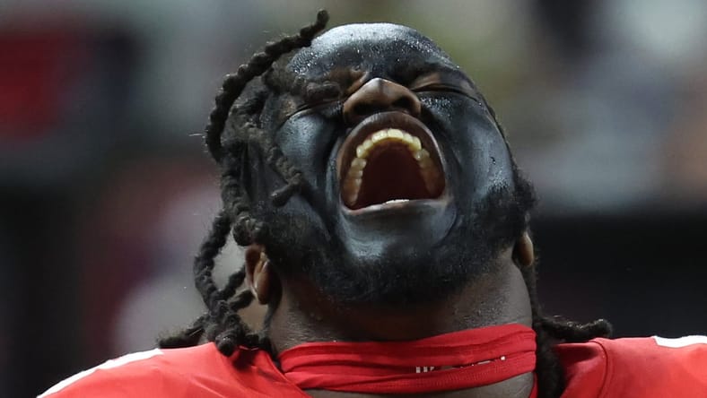 Ohio State DT Kayden McDonald against the Hoosiers in 2025