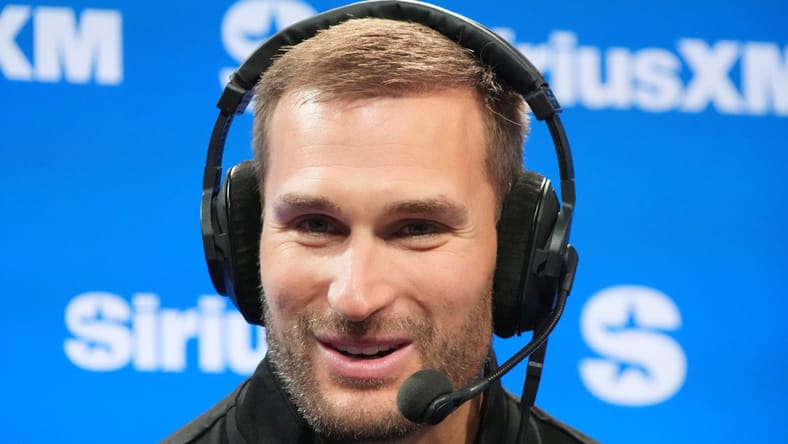 Falcons QB Kirk Cousins at the Super Bowl in 2026 — as a spectator.