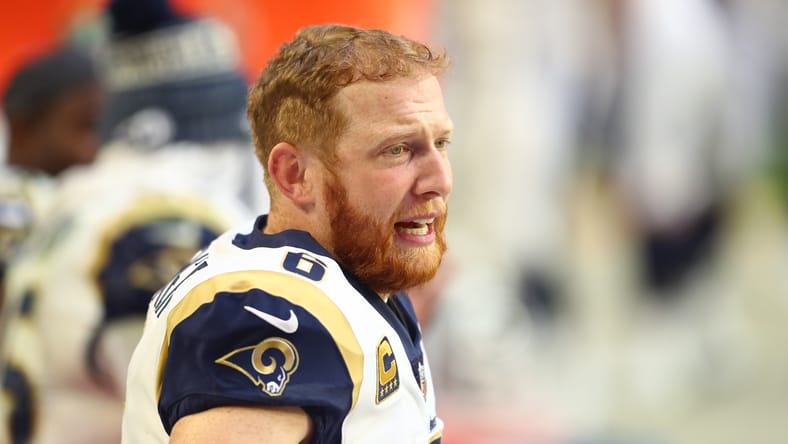 Johnny Hekker punts the ball during a game against the Arizona Cardinals. Brett Thorson Vikings