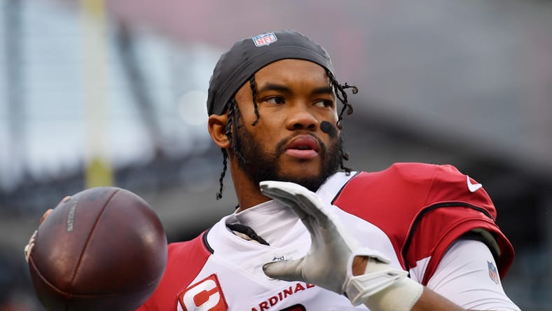 Cardinals QB Kyler Murray in 2021 against the Bears.
