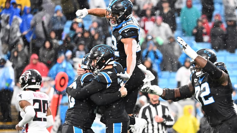 Panther punter Johnny Hekker in 2023