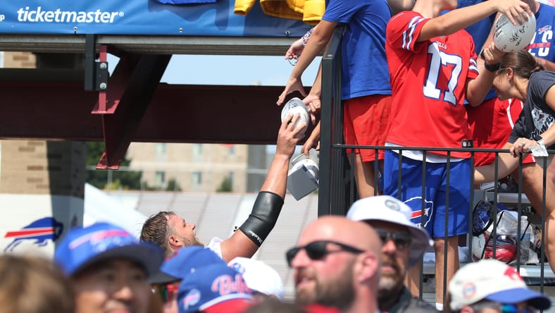 Bills OT Ryan Van Demark at 2024 training camp