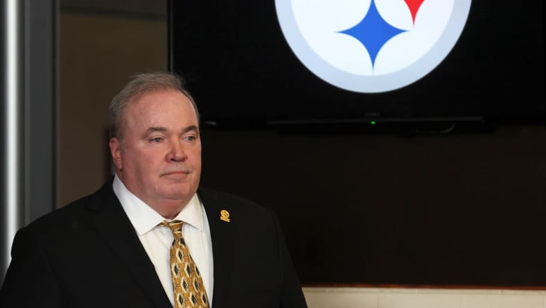 Mike McCarthy speaks at his introductory press conference as Steelers head coach. J.J. McCarthy trade value