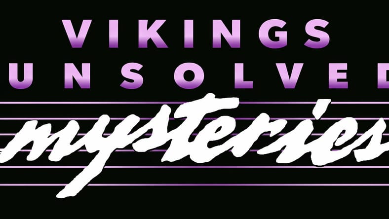 A Vikings-Infused Unsolved Mysteries logo