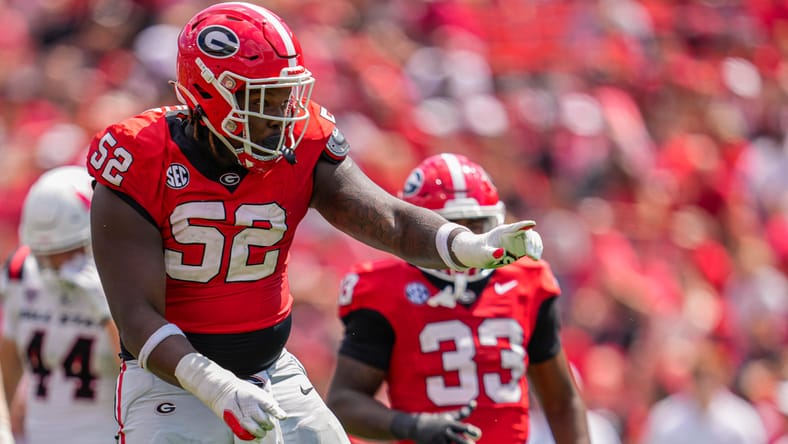 Georgia DT Christen Miller in 2023