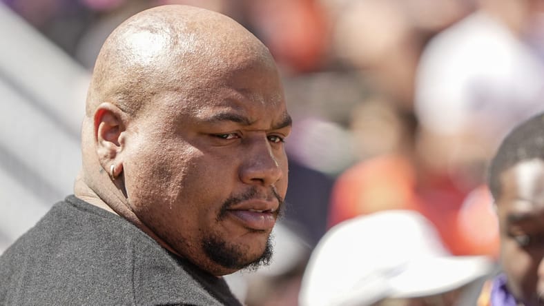 Giants DT Dexter Lawrence at Clemson's Pro Day in 2026