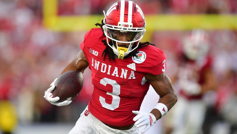 Indiana WR Omar Cooper Jr. at the Rose Bowl in 2026