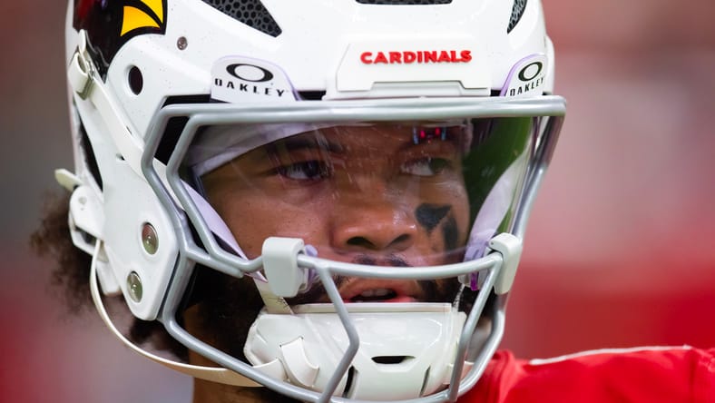 Kyler Murray lines up at quarterback during a game against the Washington Commanders.