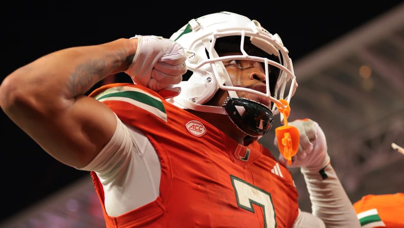 Miami WR CJ Daniels in September 2025