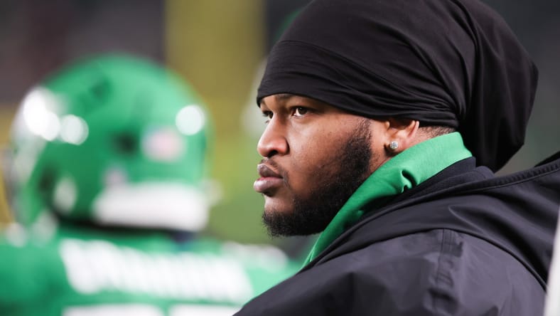 Eagles DT Jalen Carter against the Commanders in 2025