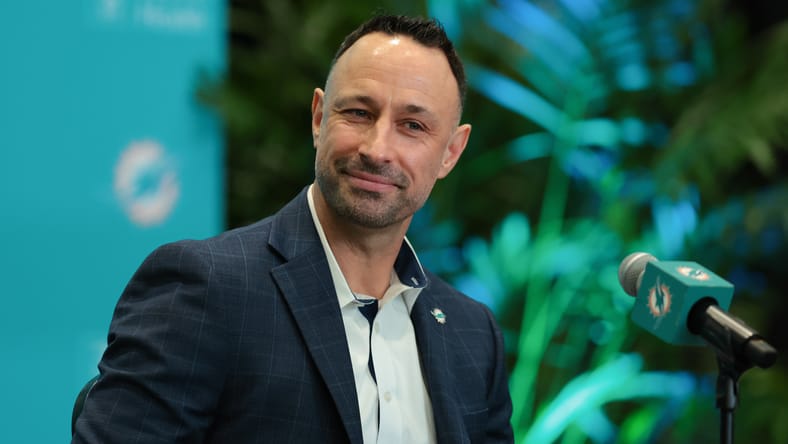 Dolphins GM Jon-Eric Sullivan after getting hired by Miami in 2026