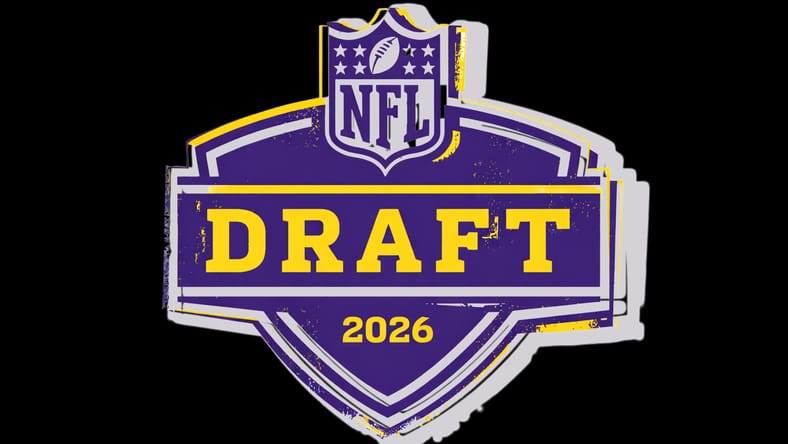 Vikings Draft logo for 2026 in Pittsburgh