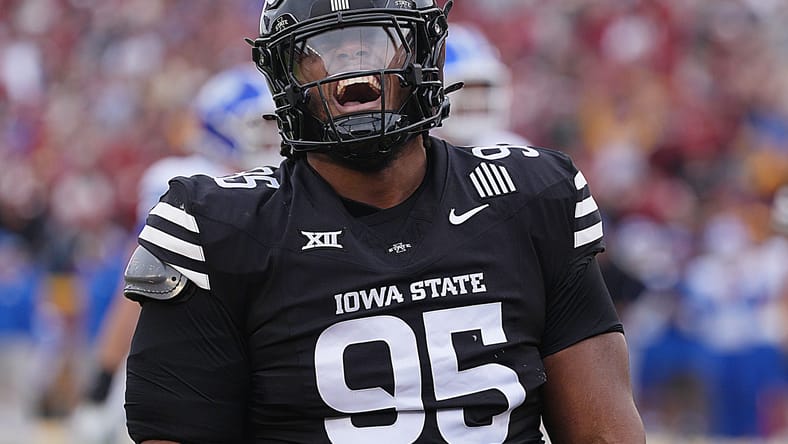 Iowa State DT Domonique Orange against BYU