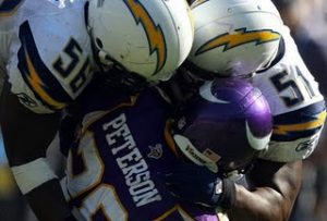 Peterson at Chargers