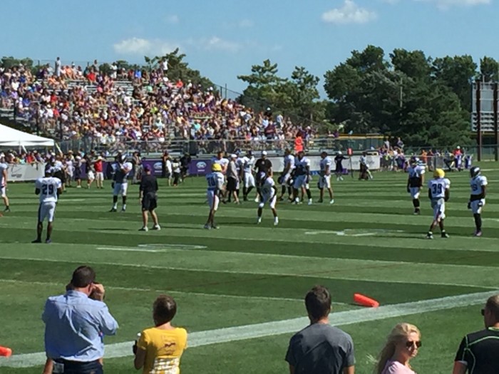 75% — Too far away, but Zimmer spent much of the day working directly with the cornerbacks