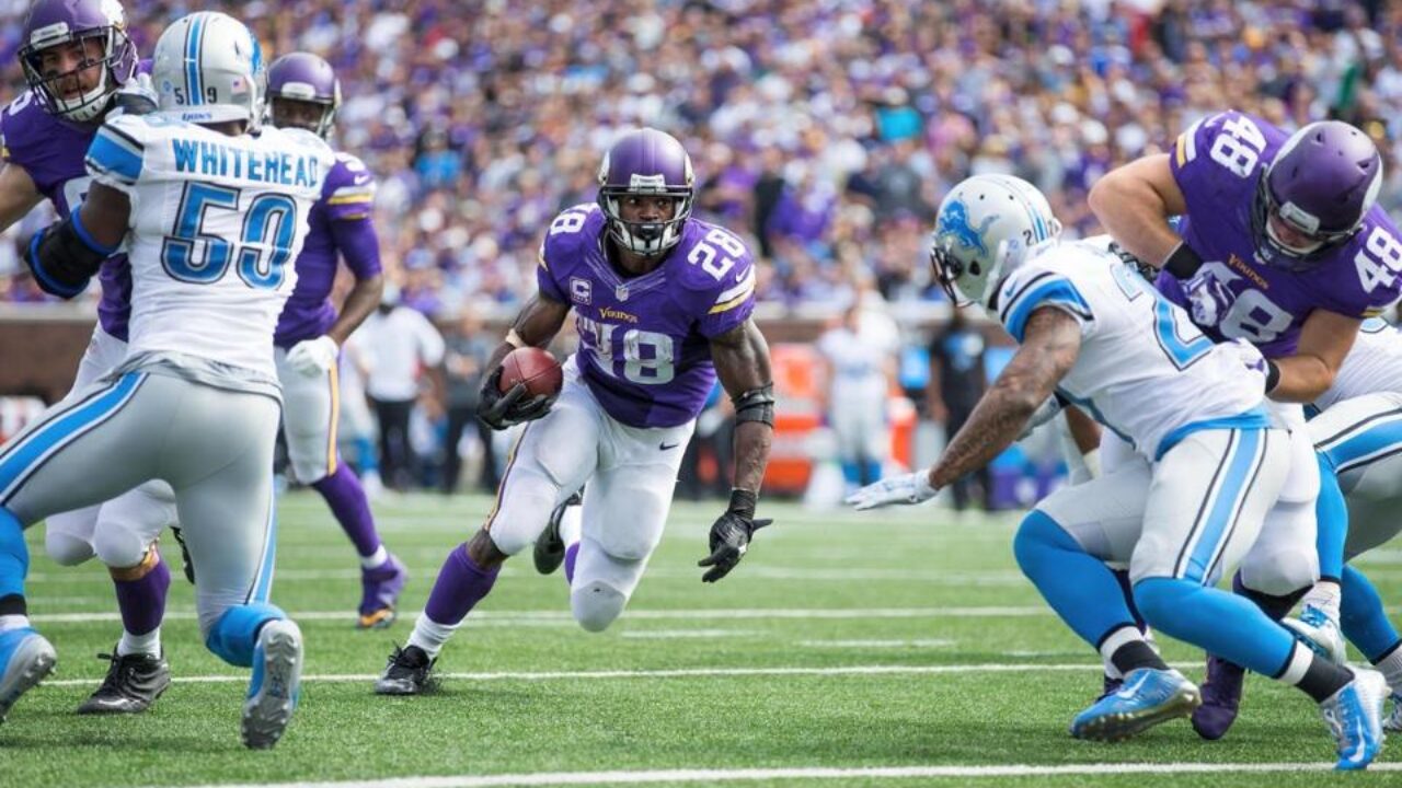 Adrian Peterson's success vs. the Chargers