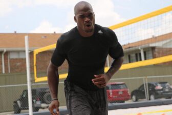 Adrian Peterson Working Out
