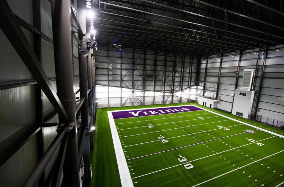 Vikings' New Indoor Practice Facility Complete